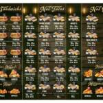 Menu Ô'Mexico Marrakech December 2023 010422-708500